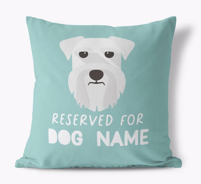 Reserved For: Personalised {breedFullName} Canvas Cushion